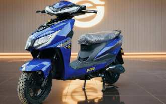 Electric Vehicle Riding on City Roads